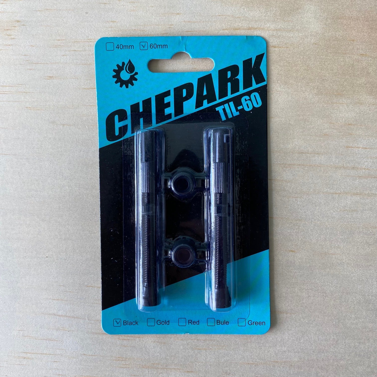 CHEPARK TIL-60 Tubeless Valve Stems - Black – I Like Your Bike