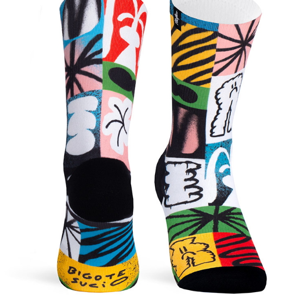 PACIFIC AND CO Cycling Socks - TrashArt 