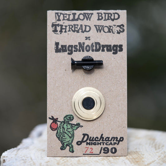 YELLOW BIRD THREAD WORKS X Lugs Not Drugs Duchamp V3 Stem Cap