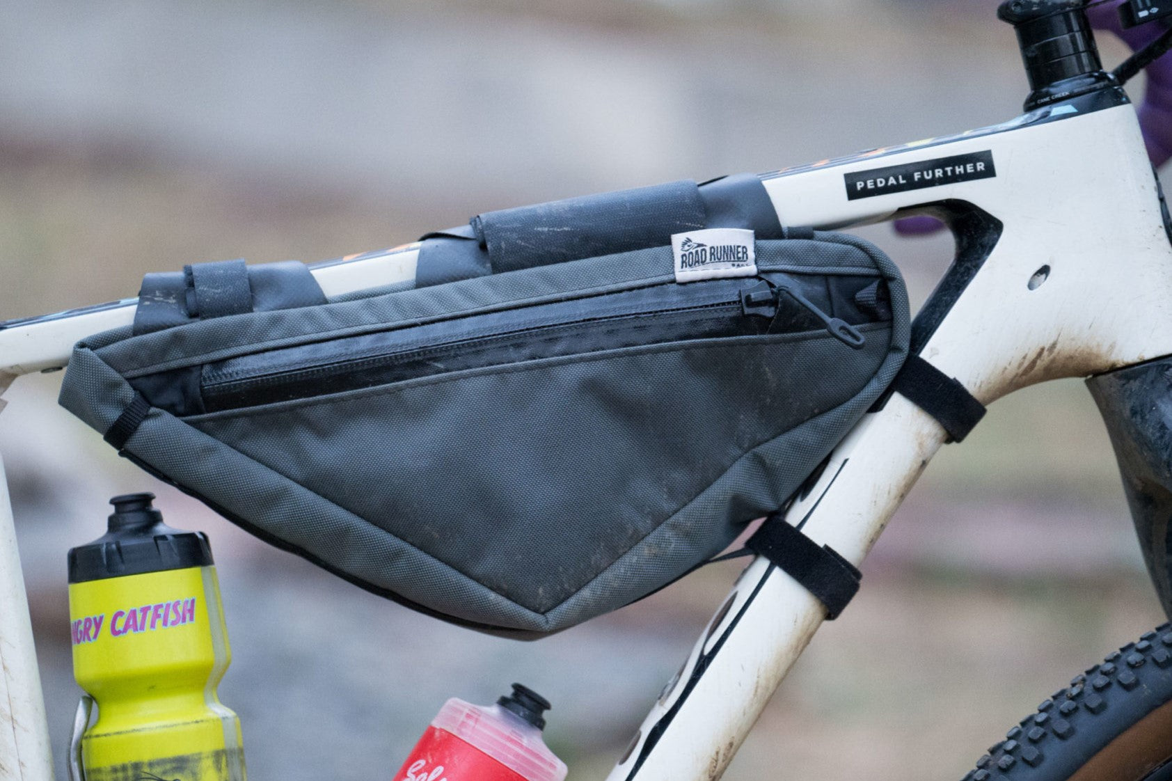 Road Runner Wedge Half Frame Bike Bag - Grey Cordura – I Like Your Bike